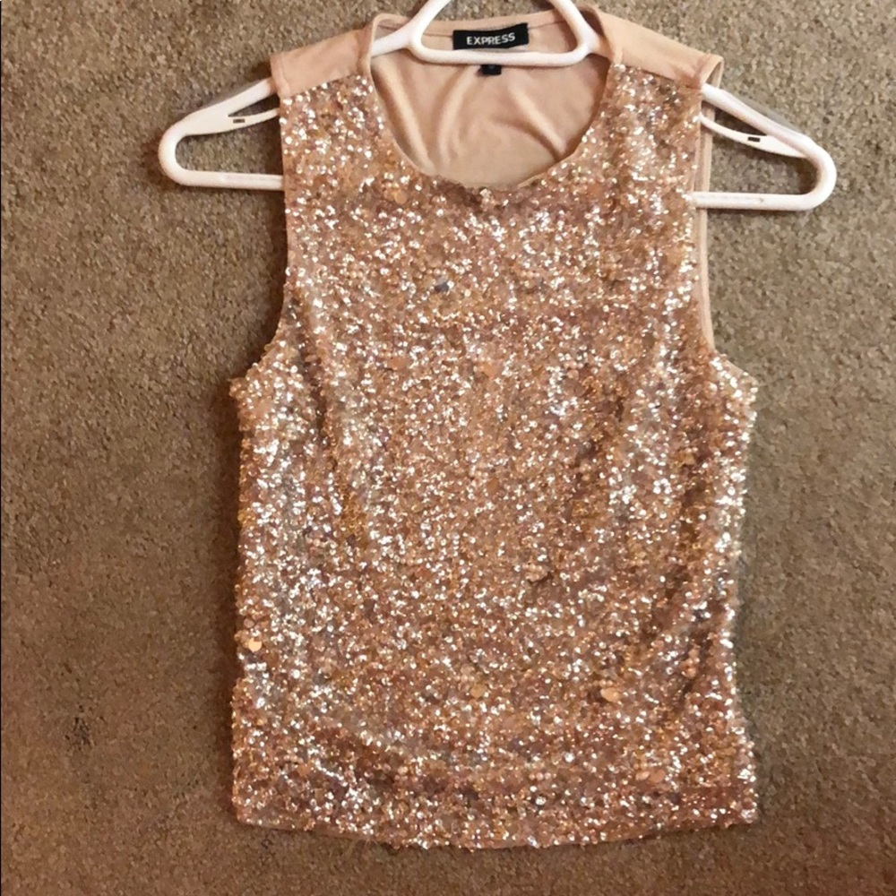 Sequined top - Express